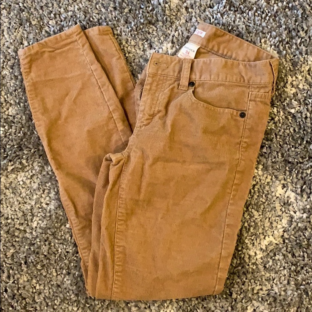 Worn 1 Time Khaki JCrew Toothpick Corduroys